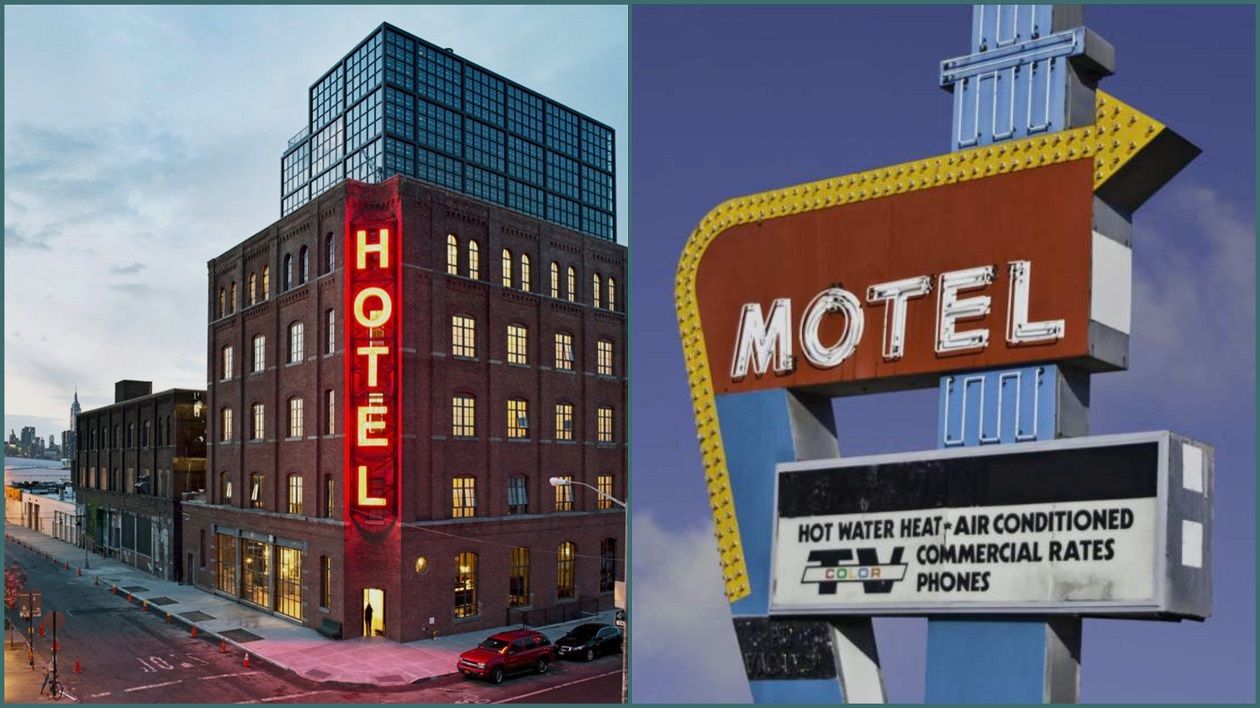 hotels and motels difference