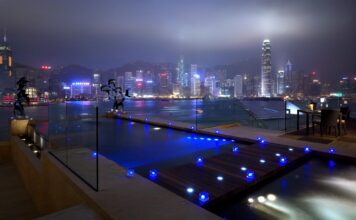 Hong Kong at night